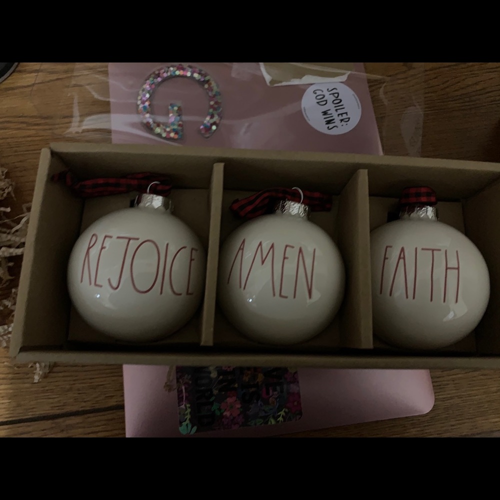 Rae Dunn ornaments